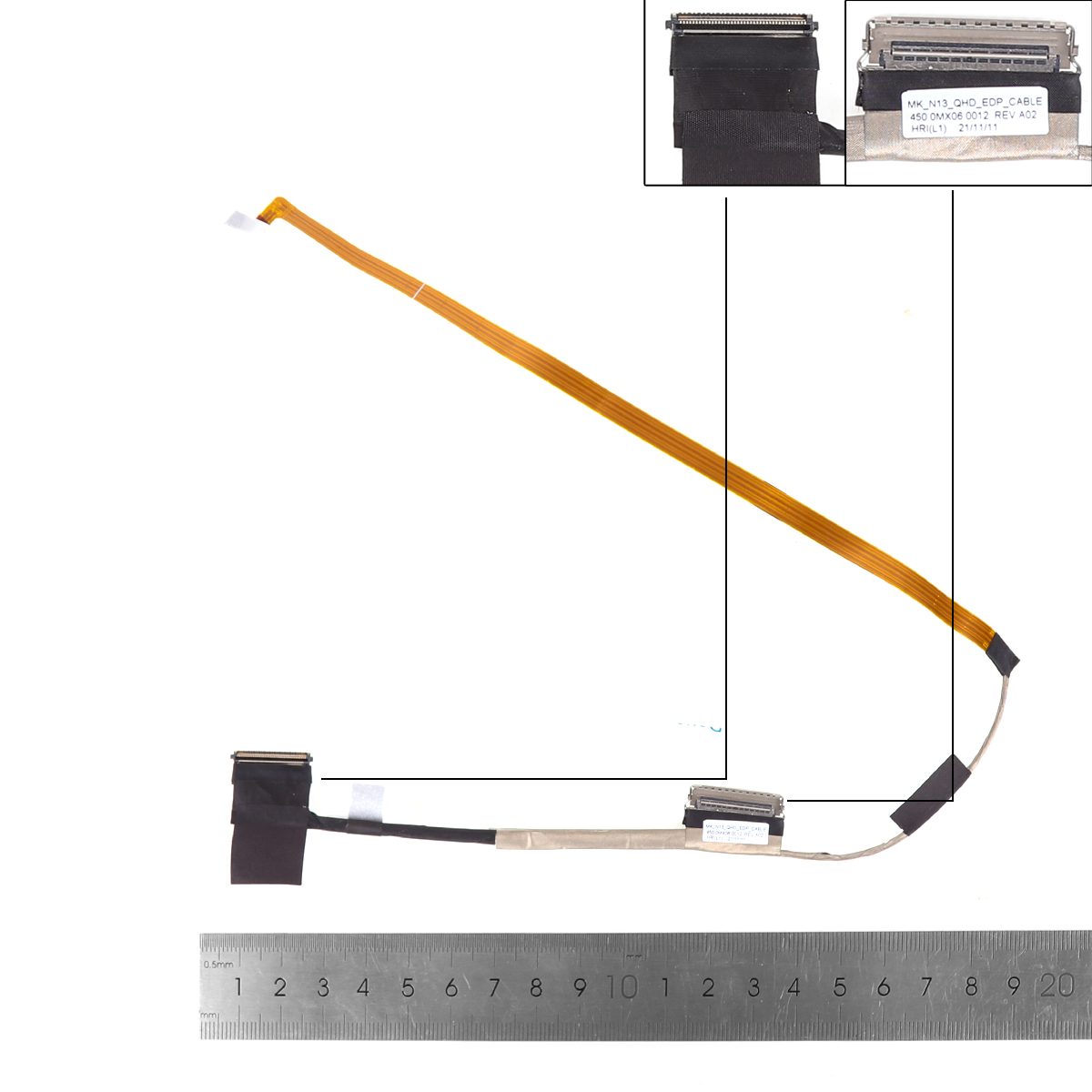 Picture of New LCD Display Screen Cable Replacement  For Dell Inspiron 13 5300 5310 40pin 0.4